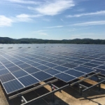 三次太陽光発電所35M施工後画像