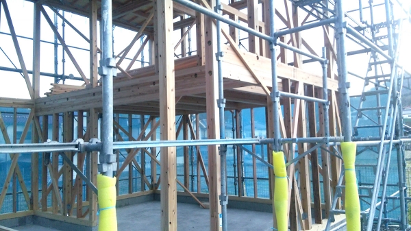新築2階建て倉庫工事施工前画像