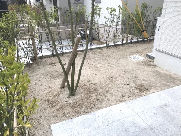 K様邸外構工事施工前サムネイル画像